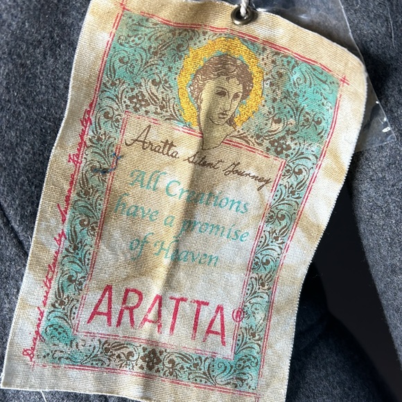 Aratta Silent Journey double breasted wool pea coat - Picture 4 of 9